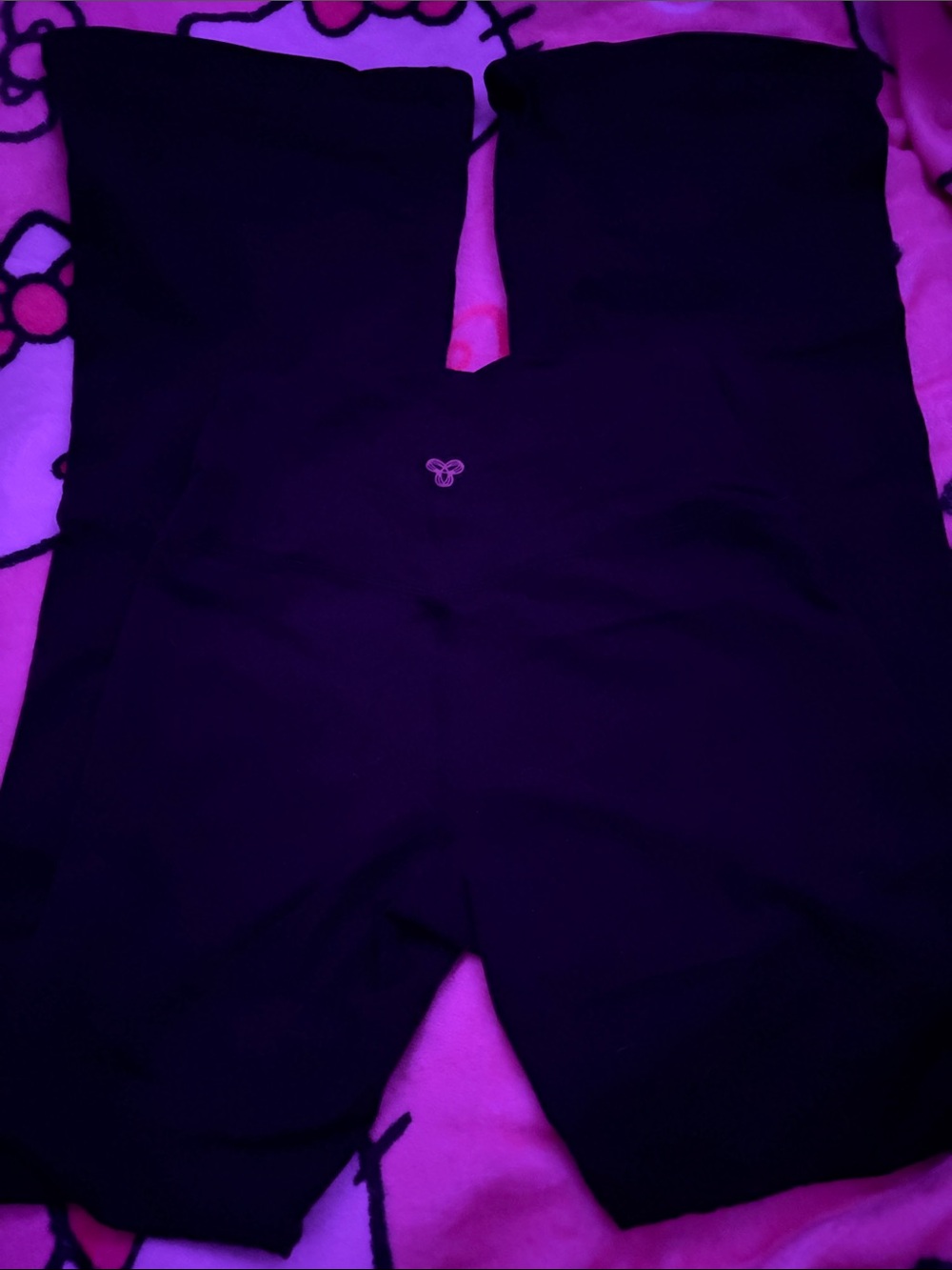 Black Aritzia Flare Leggings